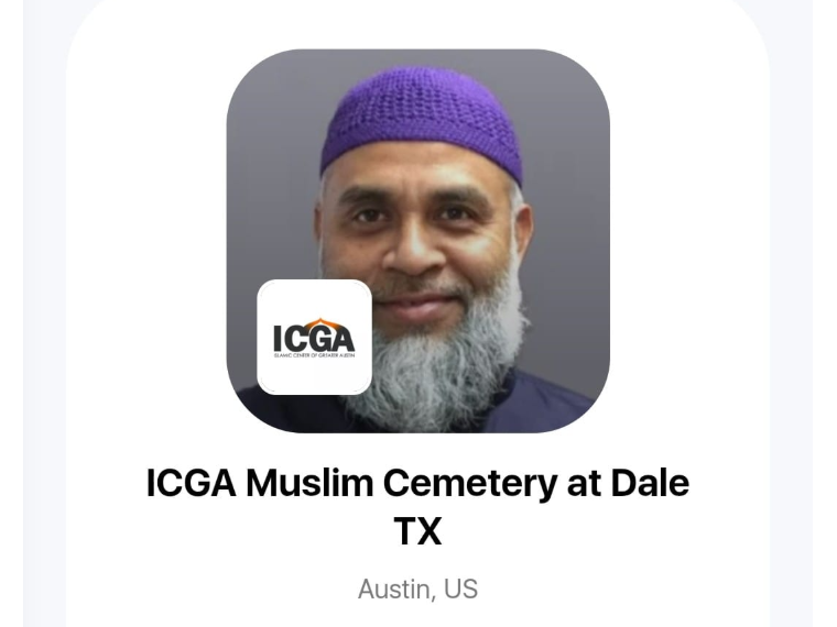 ICGA Muslim Cemetery at Dale TX